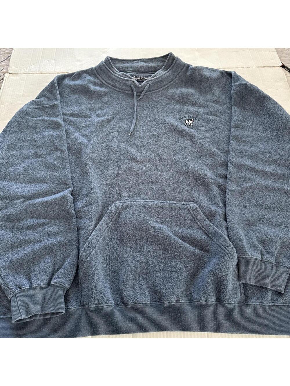 Vintage Big Dog Pullover Long sleeve Fleece! Size 3X. A4